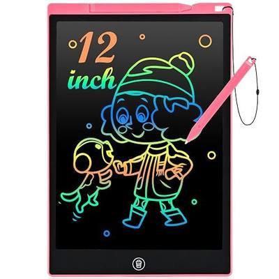 cimetech LCD Writing Tablet, Toddler Girl Toys for 1-3 Year Old, 12 Inch Drawing Pad for Kids Doodle Board, Learning and Educational Kids Toys for 4 5 6 7 8 Year Old Boys Birthday Gift, Pink