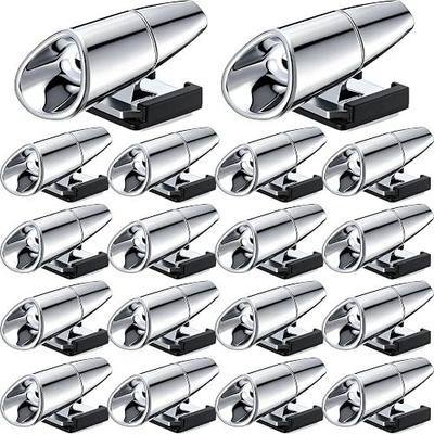 Qualirey 18 Pcs Deer Warning Whistles for Car Warning Horn for Vehicles and Trunks Whistle Avoids Collisions Devices Motorcycle Helps Reduce Accidents(Silver,Single Hole)