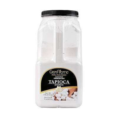 GranAroma Tapioca Starch, Culinary Quality, Corn Starch Replacement, Tapioca Flour (5 Pound)