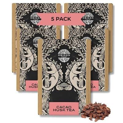 Origen Cacao Husk Tea – 100% Natural Cacao Shell – Zero Sugar, Caffeine-Free Superfood – Healthy Chocolate Tea Alternative to Coffee – Rich in Antioxidants & Iron | 100% Natural Cacao Shell, No Sugar, Caffeine-Free Superfood, Chocolate Tea Alternative to Coffee, Rich in Antioxidants & Iron