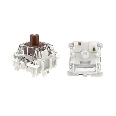 GATERON G Pro 3.0 Keyboard Switches (Brown,110PCS) | Pre-lubed,5 pins, Linear,RGB,compatible forGaming Mechanical Keyboard