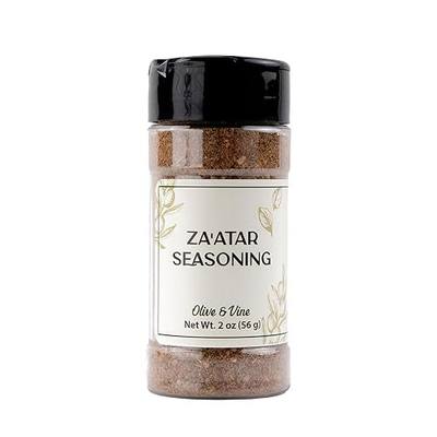 Olive & Vine Za'atar Seasoning, Savory Blend, For Middle Eastern Dishes, Rich Tradition, Authentic Taste, For Global Recipes (2 Ounce)