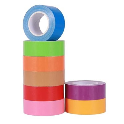 8 Pack Rainbow Colored Duct Tape 1 Inch x 11 Yards, Heavy Duty Duct Tape Colors, No Residue, Tear by Hand, Waterproof, Great for DIY, Packing, Marking and Arts & Crafts