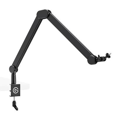 Elgato Wave Mic Arm MK.2, Studio Boom Arm for Microphones | Rises above monitors or stays low profile, Silent operation, Slim all-metal design, Padded clamp fits tight spaces