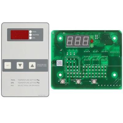 H000029 Compatible with Raypak Heat Pump Digital Control Board and Panel Label Model R5350,R6350,R8350,2350ti,3350ti,4350ti,5200,6200,8200,6300,6300ti,8300ti Series Pool and Spa Heaters