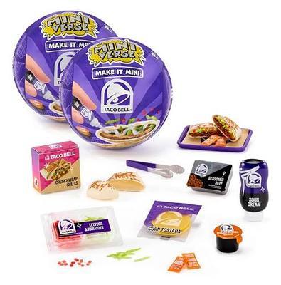MGA's Miniverse Make It Mini Taco Bell Series 1 (2 Pack), Mini Collectibles - Blind Pack, DIY, Resin, Replica Food, Not Edible, Collectors, 8+