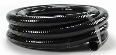 PondScape Flexible PVC Pipe – Schedule 40 Compatible Flex Hose for Ponds, Pools, Spas & Rigid PVC Pipe Applications – Glue-In Installation Black Flexpipe (2-inch x 25-feet)