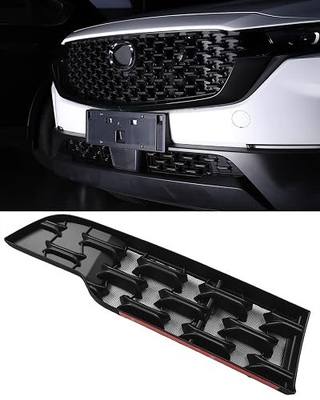Matte Black 2nd Gen Grill Inserts Fit for Mazda CX50 CX-50 Hybrid 2025 2024 2023 All Models, Water Tank and Radiator Protector Front Bumper Grille Mess for 2026 Mazda CX 50 Accessories