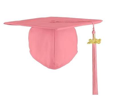Unisex Adult Matte Graduation Cap with Tassel 2026/2027,12 Colors