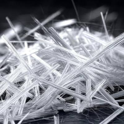 Fiberglass for Concrete Cement Fiber Additive, Chopped Strand Mortar Reinforcement, Concrete Countertop Forms (White, 2LB)