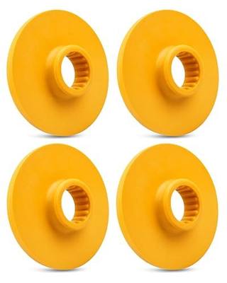 4 Pcs 5.31" Rear Suspension Bump Stop Fit for Chevrolet Impala Malibu Limited Trax Fit for Buick Encore LaCrosse Regal Verano Fit for Cadillac ELR, 13330714 Coil Spring Insulator