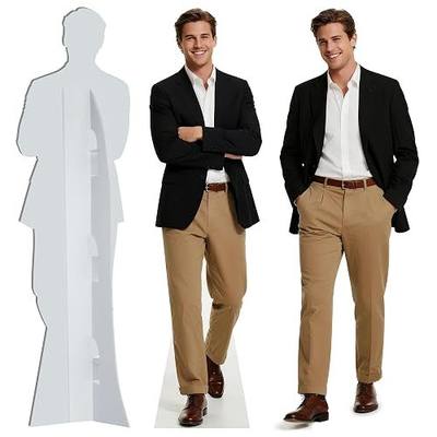 Life Size Cardboard Cutout – Custom Photo Standee, Print, Perfect for Bedroom Decor, Weddings, Parties, Birthdays & Events, 1–7 Feet, Upload Your Image