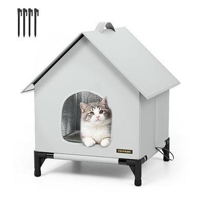 Outdoor Cat House Outdoor Cat House Weatherproof for Indoor and Outdoor Use Insulated and Weatherproof,Waterproof Shelter for Small/Medium Cats