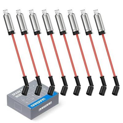 Marsram Spark Plug Wires Fit for 1999-2019 Chevy Silverado Avalanche Tahoe | Fit for Chevrolet Suburban GMC Sierra Yukon Cadillac, 48322R 2003 2004 2005 2006 2007 2008 2009 2010 V8 Engine 8PCS Straight