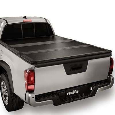 FRP Hard Tri-Fold Tonneau Cover Truck Bed Compatible with 2005-2026 Nissan Frontier & 2009-2012 Suzuki Equator 6FT/73.3inch |for Models with or Without The Deck Rail System|