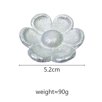 Pattern Weights 4Pcs Flower Shaped Iron Fabric Sewing Weight Paperweight for Writing Drawing Sewing Accessories