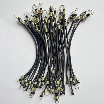 30 Pack Small Bungee Cords with Hooks, 10 Inch Mini Bungee Cords Short Elastic Bungee Cord for Outdoor Tent Tarp Bike Car RV Camping Tool Luggage Roof Racks Hang Cargo Accessory