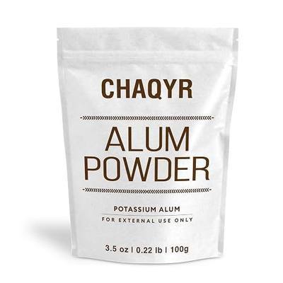 Alum Powder Granulated Potassium Alum Mineral Salt, 3.5 oz, for Deodorant, Leather Tanning, Foot Soak, External Use