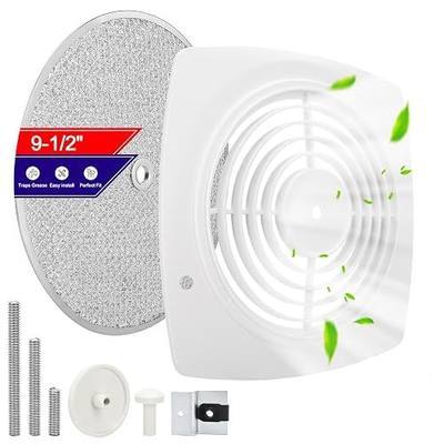 97011727 S97011727 Bathroom Exhaust Fan Cover with Filter Fits 509S-C | Kitchen Exhaust Fan Cover, 11.5" x 11.5" Wall Vent Grille with S99010042 Filter, Durable Yellowing Resistant Design