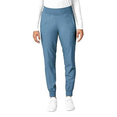 WINK Scrubs for Women, W123, Comfort Waist Cargo Joggers Pants with 8 Pockets