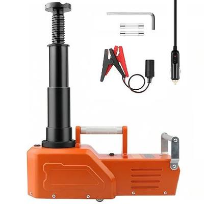 Electric Car Jack 15 Ton, 12V Heavy-Duty Hydraulic Jack with LED Light, Electric Floor Jack for Truck SUV RV Van, Lifting Range 7.9–20.5 Inches