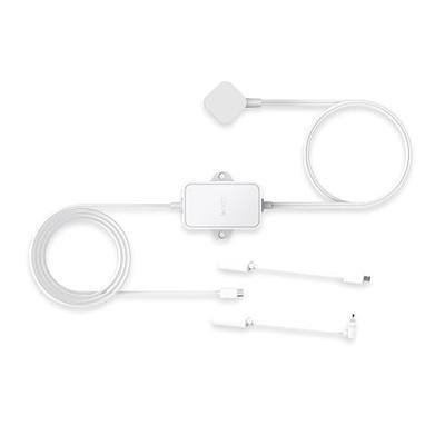 Wyze 20FT Outdoor Power Adapter for WYZE Pan v4/v3, Cam v4/OG/v3 Pro/Duo Cam Pan - No Drill Installation, IP67 Waterproof Cable (L-Shaped Micro-USB Adapter Included)