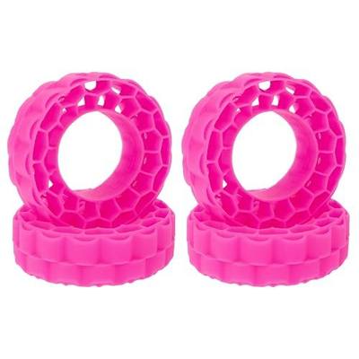 MEUS RACING Super Soft Silicone Rubber Inserts for 68-72mm 1.3" Tires (Rose Red)