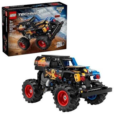 LEGO Technic Monster Jam Grave Digger Fire and Ice Building Toy for Boys & Girls - Monster Truck Toy W/Pull-Back Racing Action for Kids, Ages 7+ - Gift Idea for Birthdays - 42219