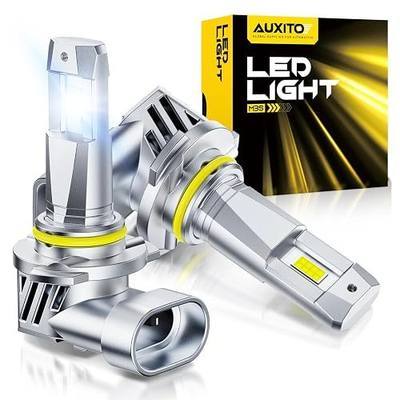 AUXITO 9005 HB3 LED Bulbs, 50000LM Ultra-Bright, Plug N Play, 50000Hrs Long Lifespan, No Flicker, 99% Compatibility, Pack of 2 | 50000Hrs Long Lifespan, No Flicker, 99% Compatibility