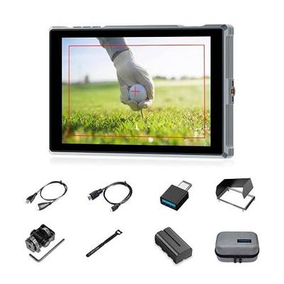 FEELWORLD FW759PRO 7 Inch Touchscreen Camera Monitor 4K HDMI Video Field Monitor with F550 Battery for DSLR 400nit HD 1280x800 Waveform Monitoring