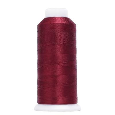 High Tenacity Polyester Embroidery Machine Thread 40WT(120D/2) 4000M Per Spool for Commercial and Domestic Embroidery Machine (Merlot-1784)