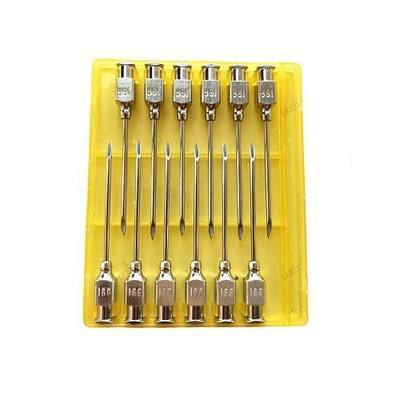 Veterinary Needles, Cattle Needle Poultry Injection Needles 12 Sticks,Suitable for Pigeons, Chickens, Ducks, Geese, Pigs, Sheep, Horses (16X38 16G)