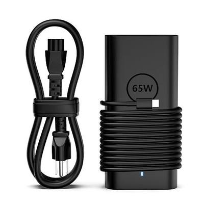 DECSZDY Replacement for Dell Laptop Charger 65W USB-C;Compatible with All Dell Computer 65 Watt USB Type C Power Adapter