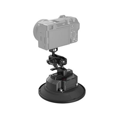 SMALLRIG 5" Electric Camera Suction Cup Mount Kit with Magic Arm with Ball Head for Vehicles, 2000mAh Battery, Type-C, Electric Motor, Camera Car Mount for GoPro, for DJI, for Insta360-5399