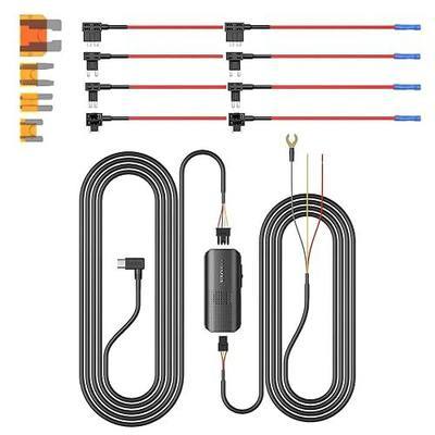 VIOFO Type-C HK6 Hardwire Kit with 8PCS Full Set Circuit Fuse Tap for Cam | Compatible with A329S Series/A119M Pro Dashcam, Support Hybrid Parking Mode, Automatic Voltage Display, Low Power Consumption