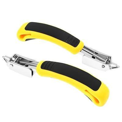 QWORK Heavy Duty Staple Remover Staple Puller Tool, 2 Pack Upholstery Staple Remover with Stainless Steel Tip for Furniture Carpet Cartons Wood Boxes Frames Floors