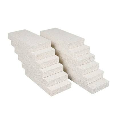 12 Pieces Insulating Fire Brick for Ovens, Kilns, Blacksmith, Fireplaces, Forges 9" x 4.5" x 1.25" 2300F Rated Insulating Fire Bricks