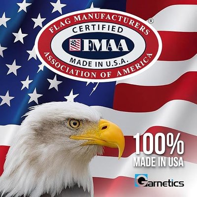 American Flag | American Flags for Outside 3X5 |100% Made in USA Flag-not imported - Premium US Flag 3X5 Heavy Duty Outdoor with Embroidered Stars and Sewn Stripes.
