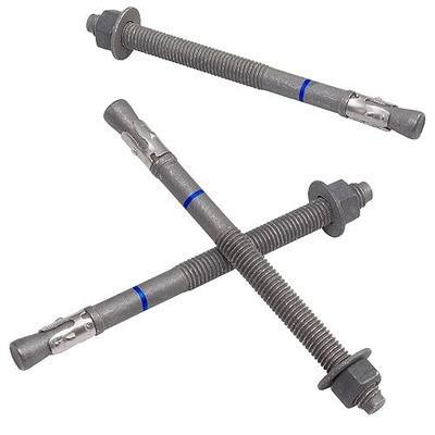 1/2" x 7" Concrete Anchors (20 Pack) Wedge Anchors Bolts, Hot Dip Galvanized