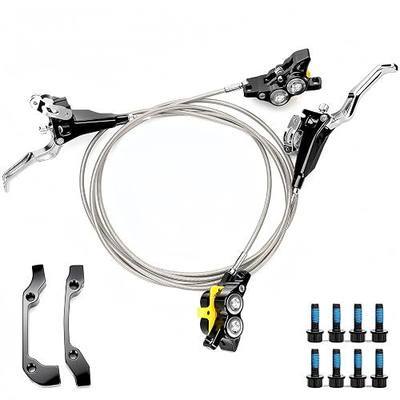 Upgraded Front Rear Brake Kit for Surron Light Bee/Light Bee X,Talaria XXX,Talaria Sting MX3 / R MX4,Segway X160 X260, eRide Pro SS | 4 Piston Brake Kit | Dirt Bikes Part & Accessories