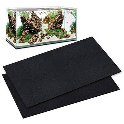 48x24 Inch Aquarium Leveling Mat - Neoprene Non-Slip Shockproof Fish Tank Pad, 0.2" Thick Waterproof Tank Base Cushion for Uneven Surfaces, Cut-to-Size Floor & Desktop Protector