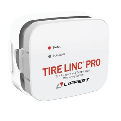 Lippert Tire LINC PRO RV Tire Pressure/Temperature Monitoring System (TPMS) 4-Tire Bundle with External Stem Sensors, Repeater, and Dock #2024115889