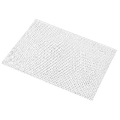 Blank Rug Hooking Mesh Canvas for Rug Making Tapestry Latch Hook Crafts(White,19.6x29.5inch)