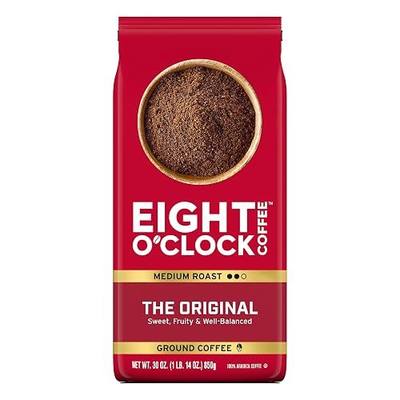 Eight O'Clock Coffee, The Original, Medium Roast Ground Coffee, 30 Ounce, Sweet, Fruity, Well-Balanced