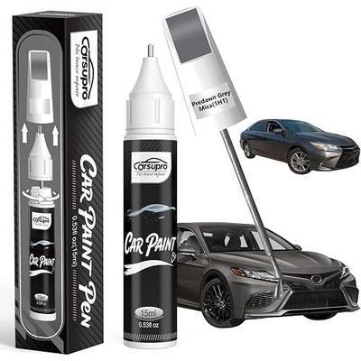 Predawn Grey Mica(1H1) for Toyota Touch Up Paint Pen, 2 in 1 Car Scratch Remover with Pen Tip and Brush, Precise Color Match for Car Paint Scratch Repair, Quickly and Easily Fix Chips and Nicks