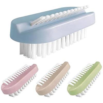 Nail Brush for Cleaning Fingernails 2 Sided Hand Fingernail Scrub Brush with Soft Stiff Bristles Nail Cleaning Brush 4PCS Nail Scrubber Brushes for Men Women Kids