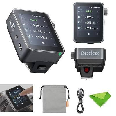 Godox X3 Pro S X3Pro S Touchscreen TTL Flash Trigger for Sony, 2.4G Wireless, 2.4" LCD Screen, Bluetooth Integration & APP Control, Wireless Speedlight Transmitter for Sony Cameras(Godox X3-S Upgrade)