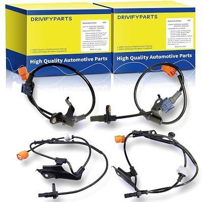 ABS Wheel Speed Sensor Replacement for Honda Accord Sedan (Only Build in Japan) 2.4L 3.0L 2005 2006 2007, Front and Rear Left and Right 57455-SDC-013, 57475-SDA-A01,57470-SDA-A01(4 pcs)