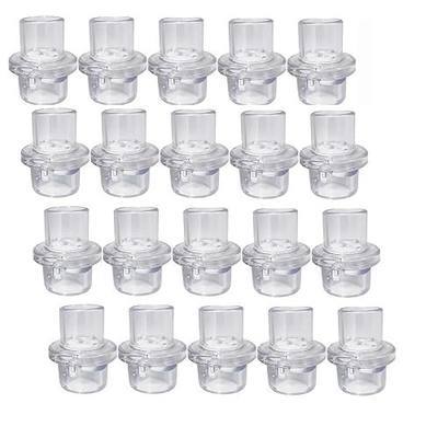 50pcs CPR Mask Training Valves, Training Only, One Way Valve for CPR Training Mask - Separately Packaged -(White)