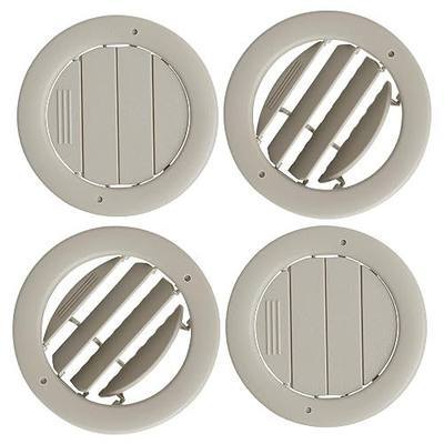 AC Air Vent Cover Panel For Ford/Lincoln Specific Models Replaces 8A8Z-19893-CA 9L1Z-19893-AG Roof Ceiling Vent Grille (4,Beige)